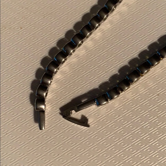 Yellow diamonique tennis bracelet - Picture 4 of 8